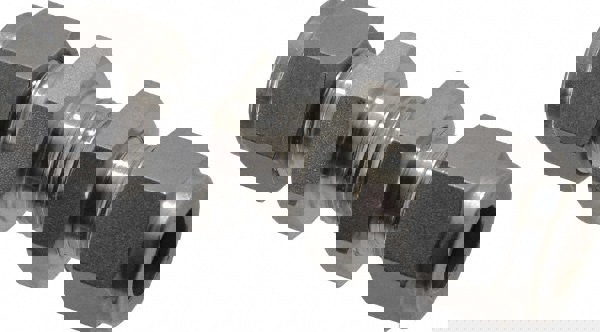 Compression Tube Bulkhead Union: Compression x Compression